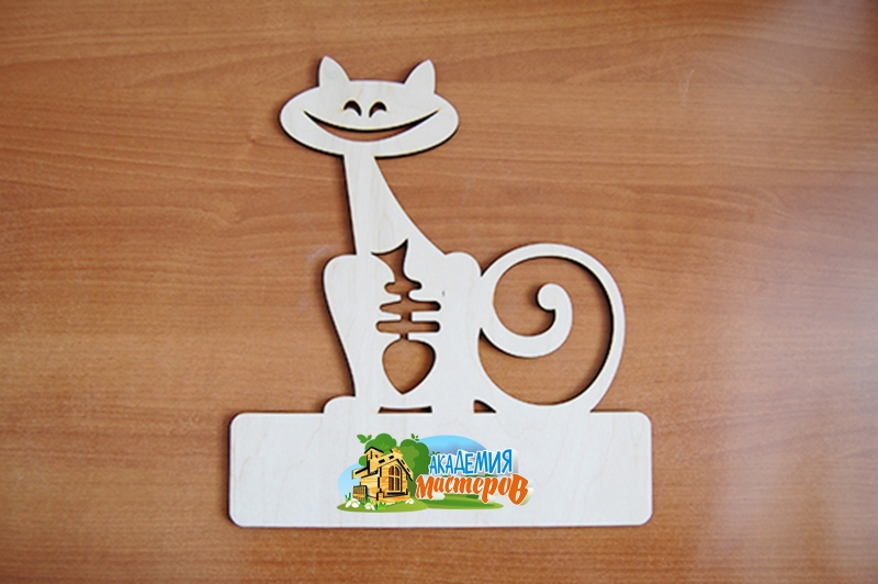 Вешалка "Кот с рыбкой"